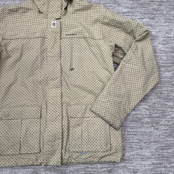 Special Blend Jacket Womens Large Brown Polka Dot 10K Hooded Faux Fur Snowboard - Picture 3 of 16